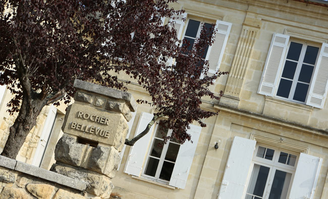 Entrée du Château Rocher Bellevue Bordeaux Vineam